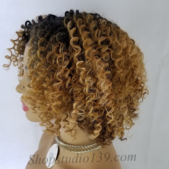 Sexy honey blonde mixed lace fron wig main image 5